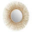 Templar Gold Finish Sunburst Wall Mirror