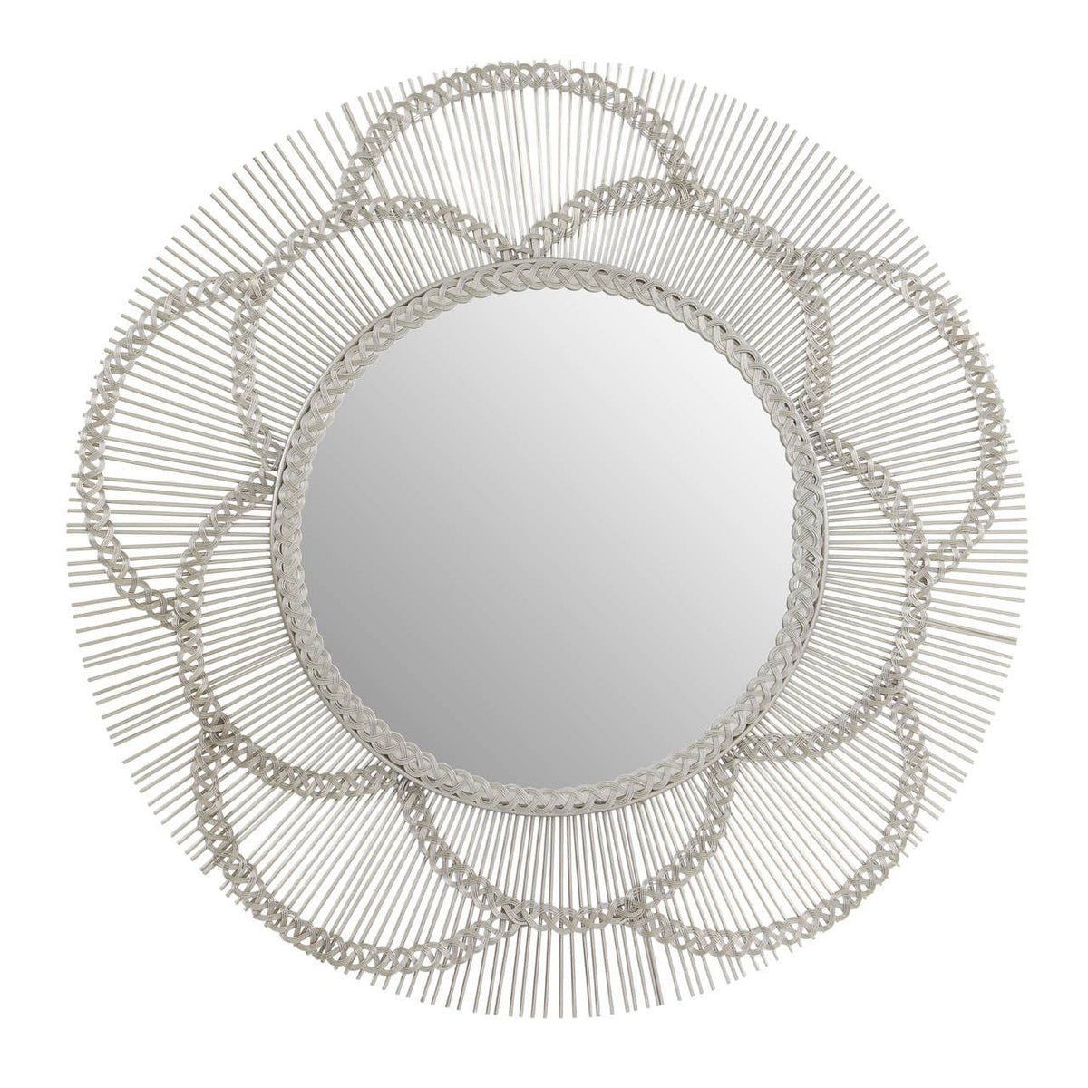 Templar Floral Effect Wall Mirror