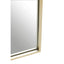 Trento Gold Finish Arched Wall Mirror