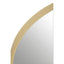 Trento Gold Finish Arched Wall Mirror
