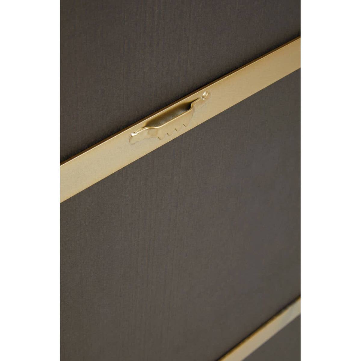 Trento Gold Finish Arched Wall Mirror