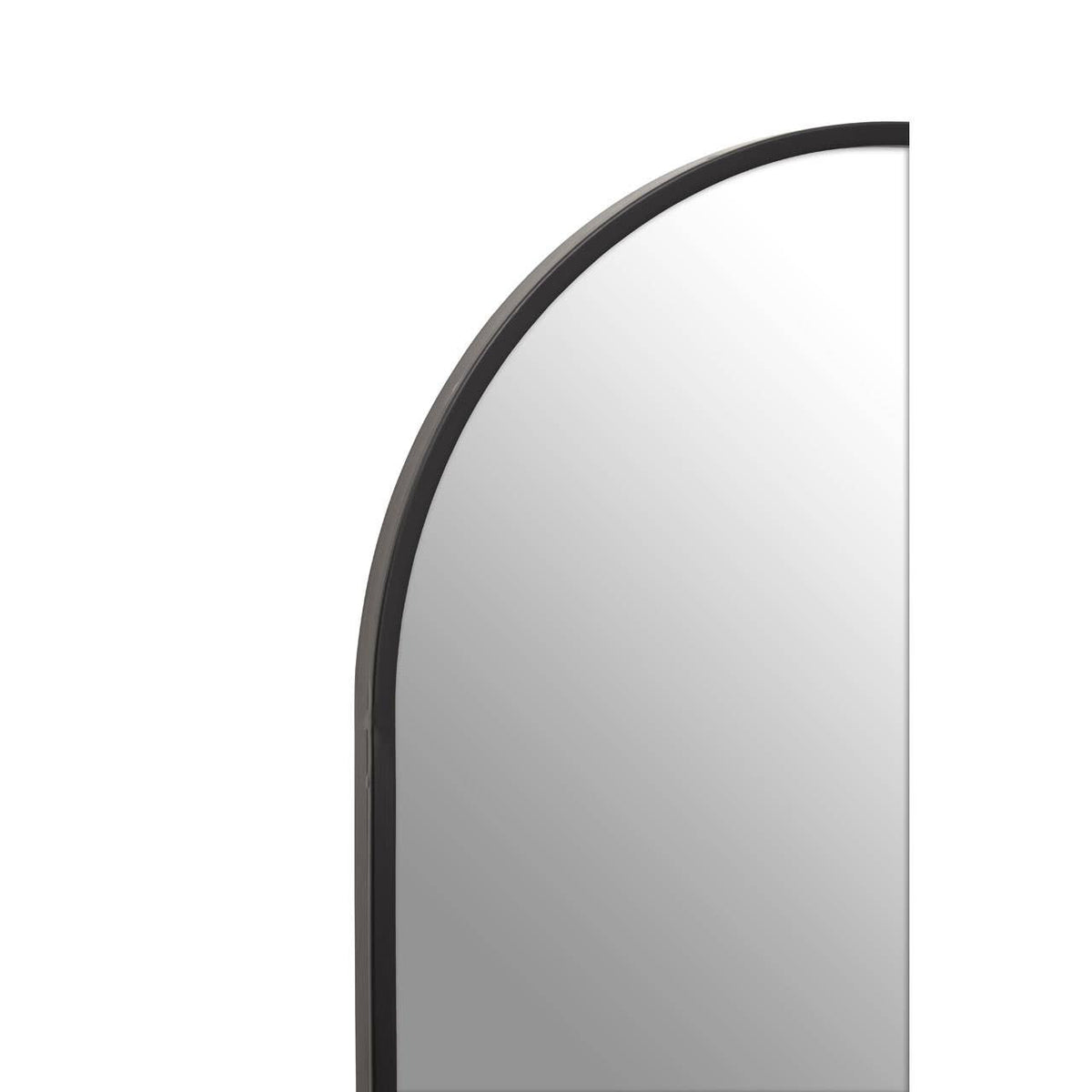Descartes Black Frame Wall Mirror