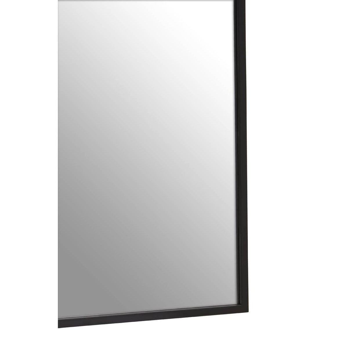 Descartes Black Frame Wall Mirror