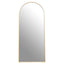 Descartes Gold Finish Wall Mirror
