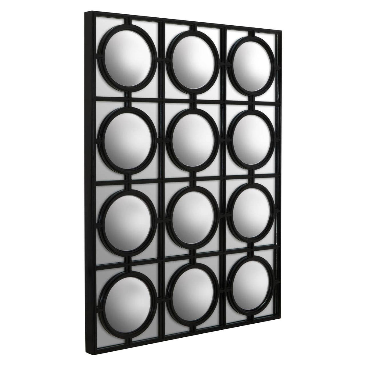 Telese Black Decorative Wall Mirror