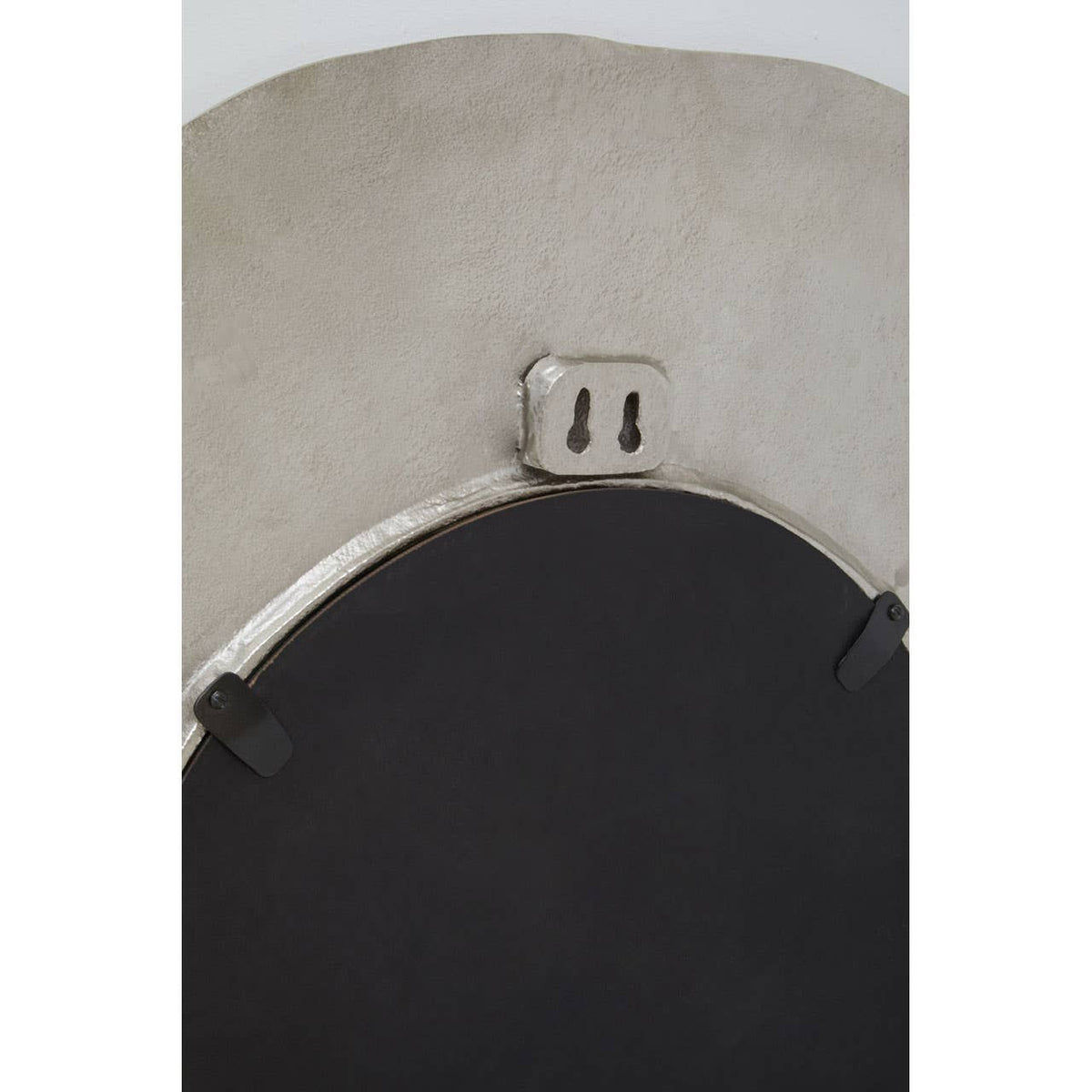 Silva Large Oak Effect Silver Wall Mirror