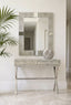 Cardona Grey Shagreen Effect Wall Mirror