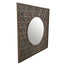 Solana Brown Mango Wood Wall Mirror