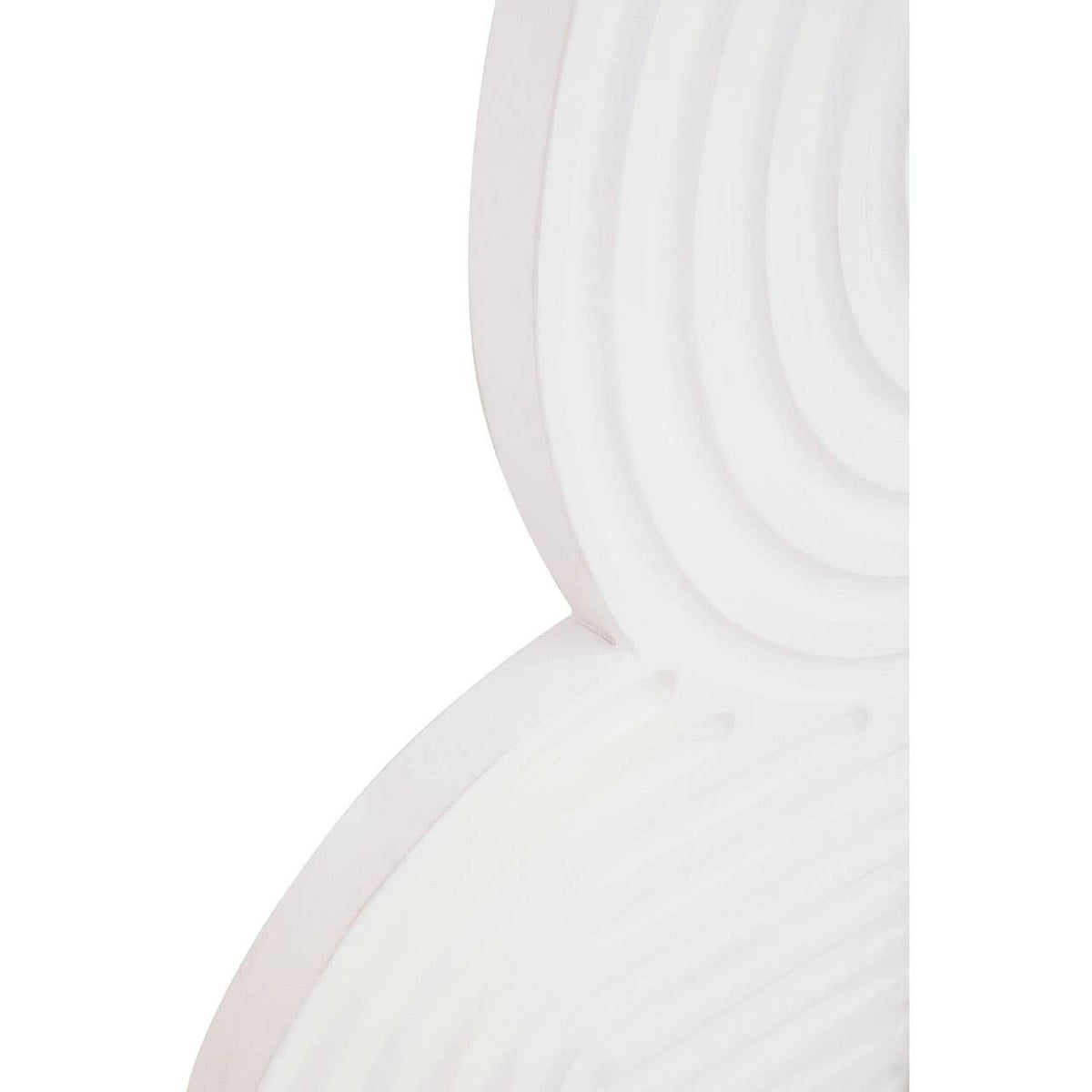 Saras White Finish Mango Wood Wall Mirror