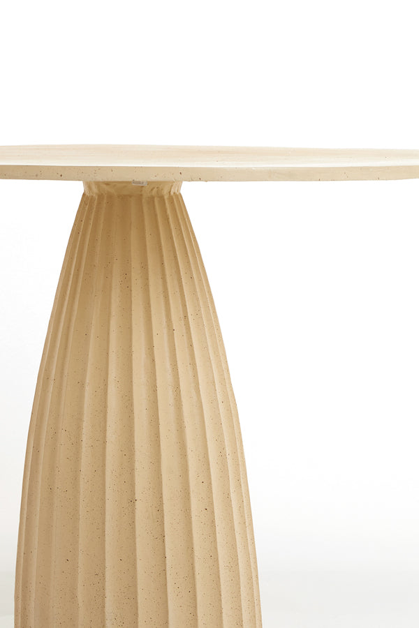 Dining table 120x78 cm VEGLIA matt sand+light brown spotted