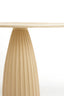Dining table 120x78 cm VEGLIA matt sand+light brown spotted