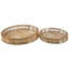 Batu Set of 2 Natural RattanTrays