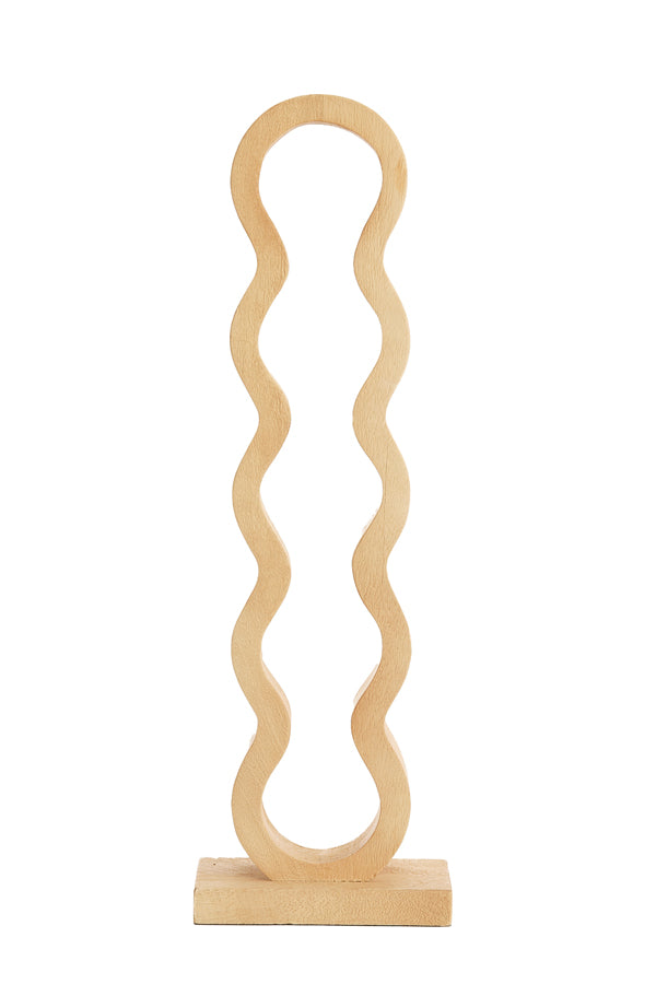 Wine rack 5 bottles 18x13x58 cm EDOLO wood matt natural