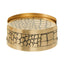 Meko Set of 4 Gold Finish Croc Pattern Coasters And Holder