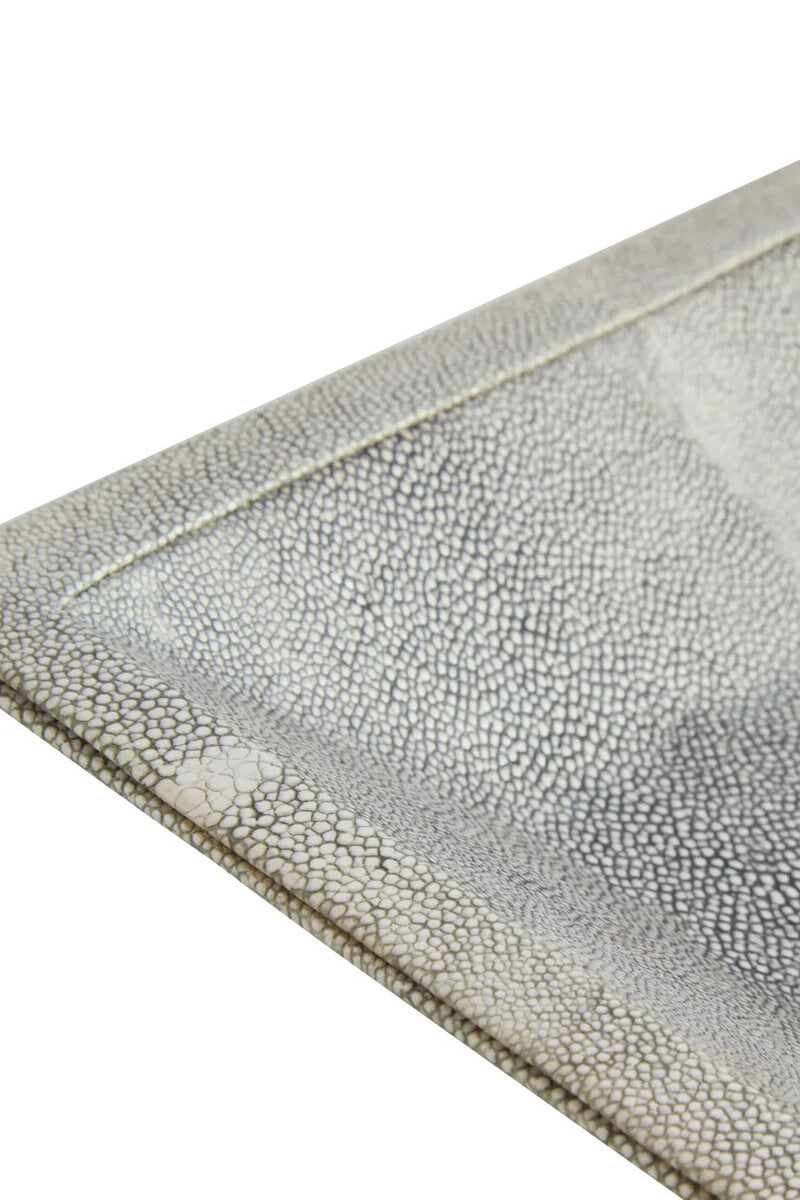 Cardona Grey Shagreen Effect Trinket Dish