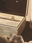 Cardona Set of Two Grey Shagreen Effect Trinket Boxes