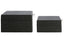 Cardona Set of Two Black Shagreen Effect Trinket Boxes