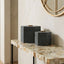 Cardona Set Of Two Hexagonal Blue Shagreen Effect Trinket Boxes