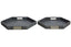 Cardona Set Of Two Hexagonal Blue Shagreen Effect Trays