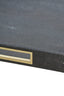 Cardona Set Of Two Hexagonal Blue Shagreen Effect Trays