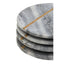 Kira Set of Four Grey Marble Coasters