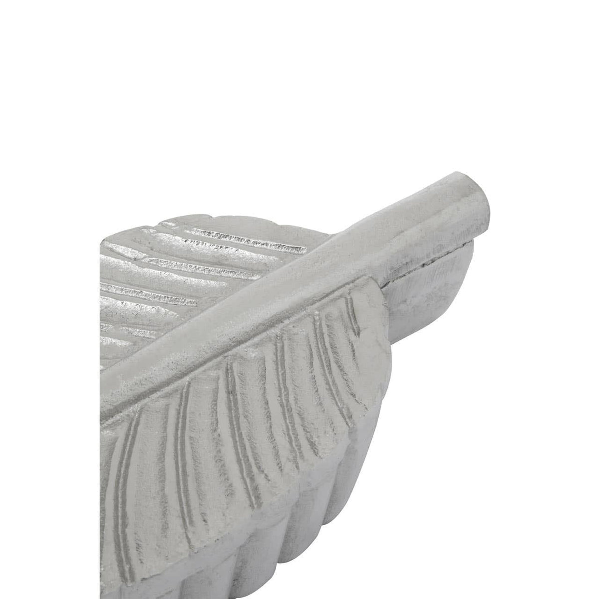 Hamilton Interiors Accessories Prato Silver Finish Plume Box House of Isabella UK