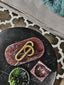 Salmo Oval Red Marble Serving Board