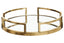 Cruzar Gold Finish Mirrored Tray