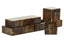 Hamilton Interiors Accessories Churchill Games Brown and Black Finish Five Dice Set House of Isabella UK