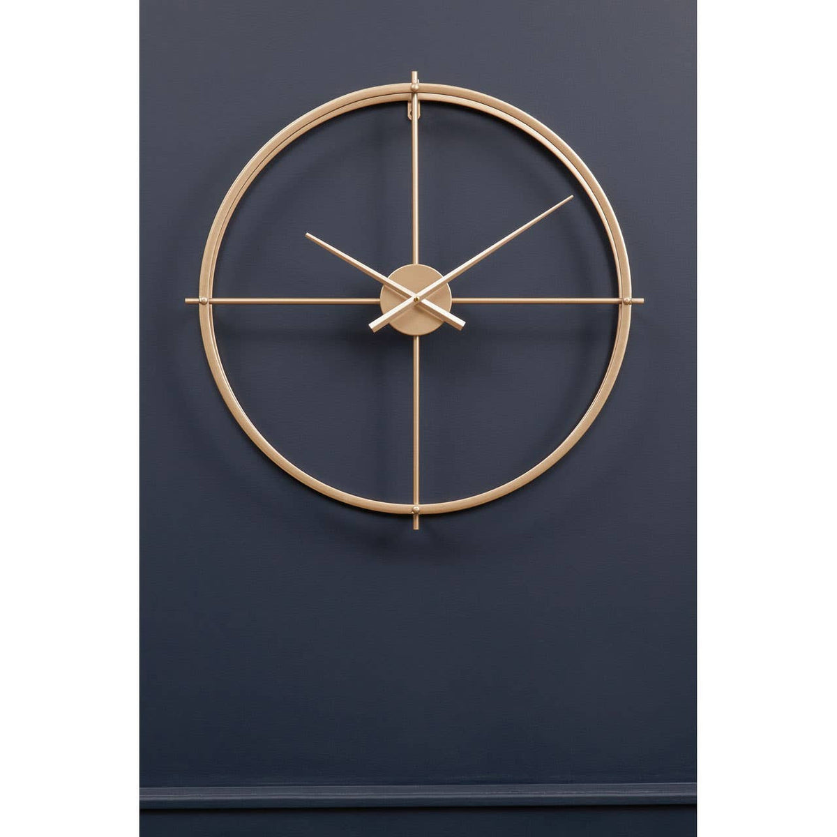 Kent 60cm Dia Large Gold Finish Wall Clock