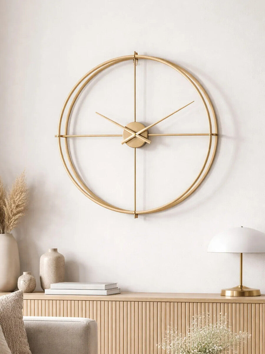 Kent 60cm Dia Large Gold Finish Wall Clock