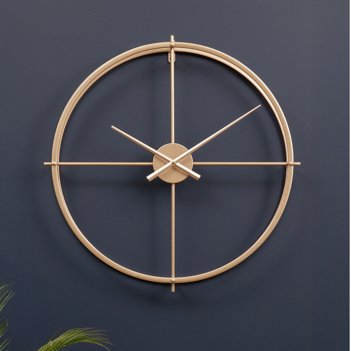 Kent 60cm Dia Large Gold Finish Wall Clock
