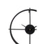 Kent 40cm Dia Small Black Finish Wall Clock