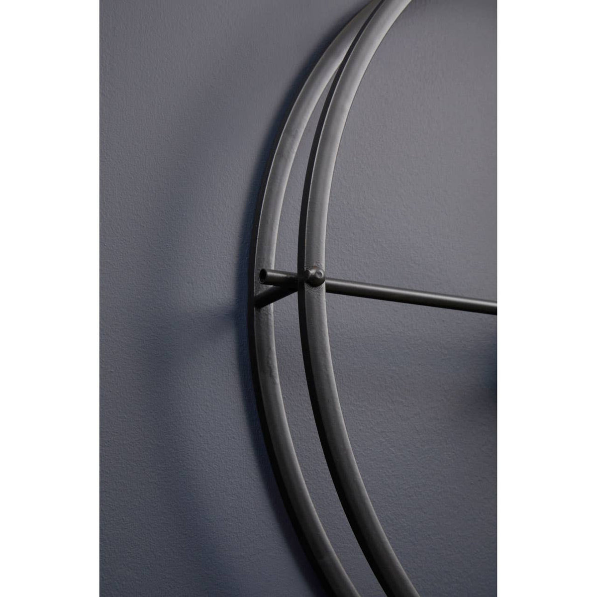 Kent 60cm Dia Large Black Finish Wall Clock