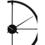 Kent 60cm Dia Large Black Finish Wall Clock