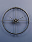 Kent 60cm Dia Large Black Finish Wall Clock