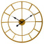 Kent 60cm Dia Large Gold Finish Metal Wall Clock