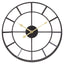 Kent 40cm Dia Small Black Finish Metal Wall Clock