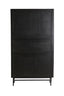 Cabinet 100x40x180 cm DUBAKU wood matt black