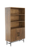 Cabinet 100x40x180 cm DUBAKU wood dark brown