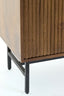 Cabinet 100x40x180 cm DUBAKU wood dark brown