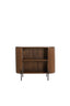 Cabinet 100x40x80 cm DUMOSI wood dark brown