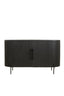 Cabinet 140x40x78 cm DUMOSI wood matt black