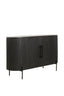Cabinet 140x40x78 cm DUMOSI wood matt black