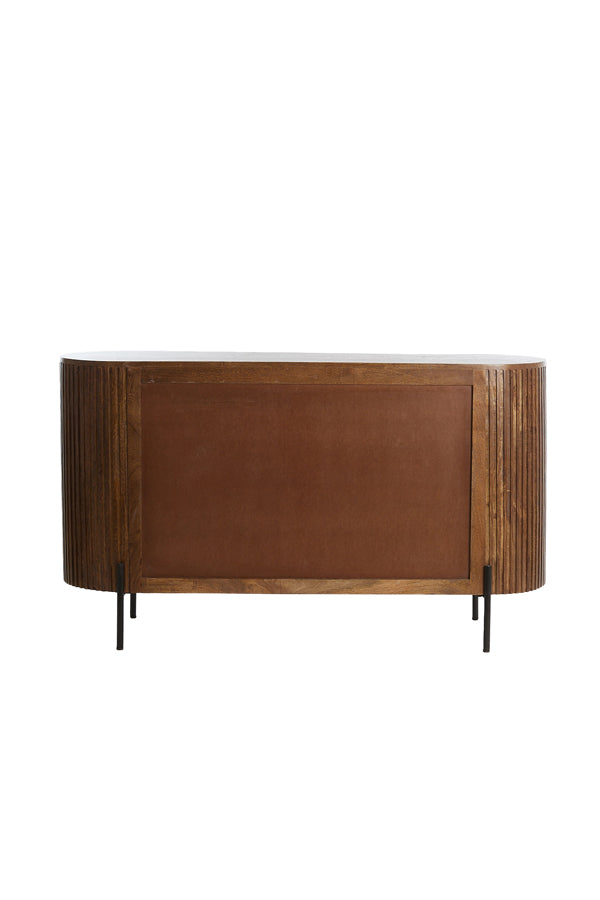 Cabinet 140x40x78 cm DUMOSI wood dark brown