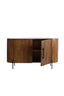 Cabinet 140x40x78 cm DUMOSI wood dark brown