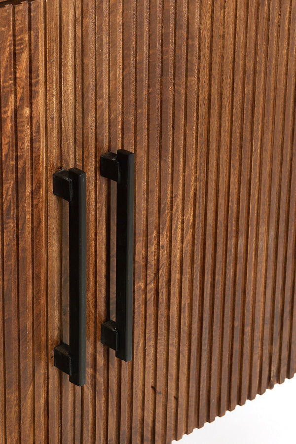 Cabinet 140x40x78 cm DUMOSI wood dark brown