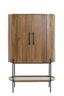 Cabinet 100x40x165 cm DUMOSI wood dark brown