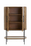 Cabinet 100x40x165 cm DUMOSI wood dark brown