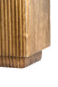 Pillar 35x35x80 cm GATURA wood dark brown+glass brown